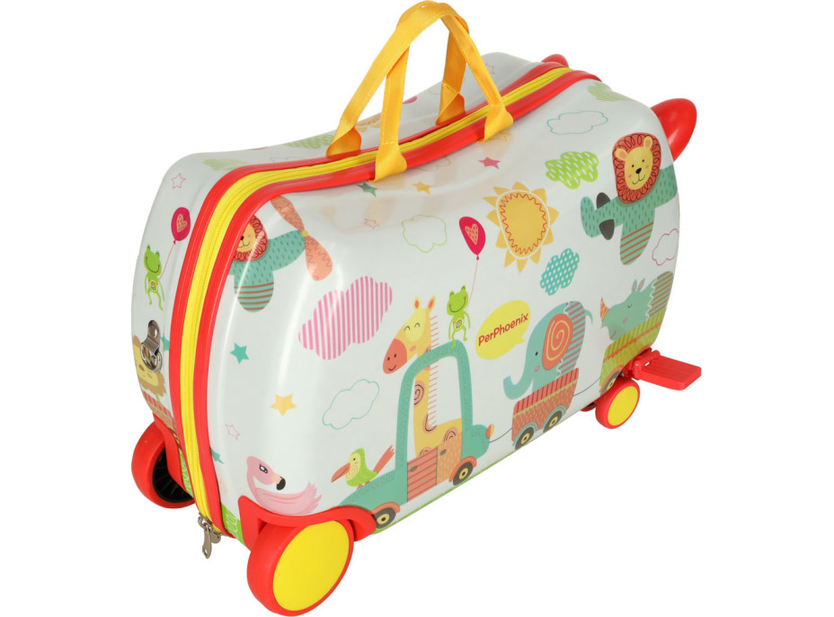 Dětský cestovní kufr na kolečkách - ZOO