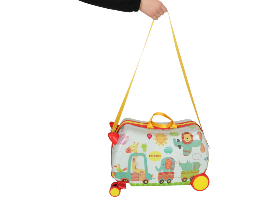 Dětský cestovní kufr na kolečkách - ZOO