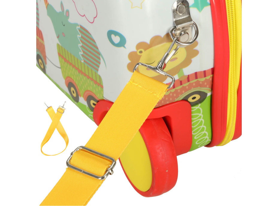 Dětský cestovní kufr na kolečkách - ZOO