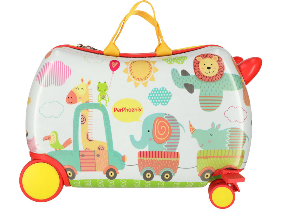 Dětský cestovní kufr na kolečkách - ZOO