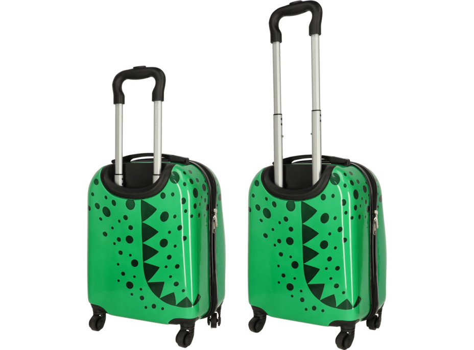 Dětský cestovní kufr na kolečkách - Krokodýl