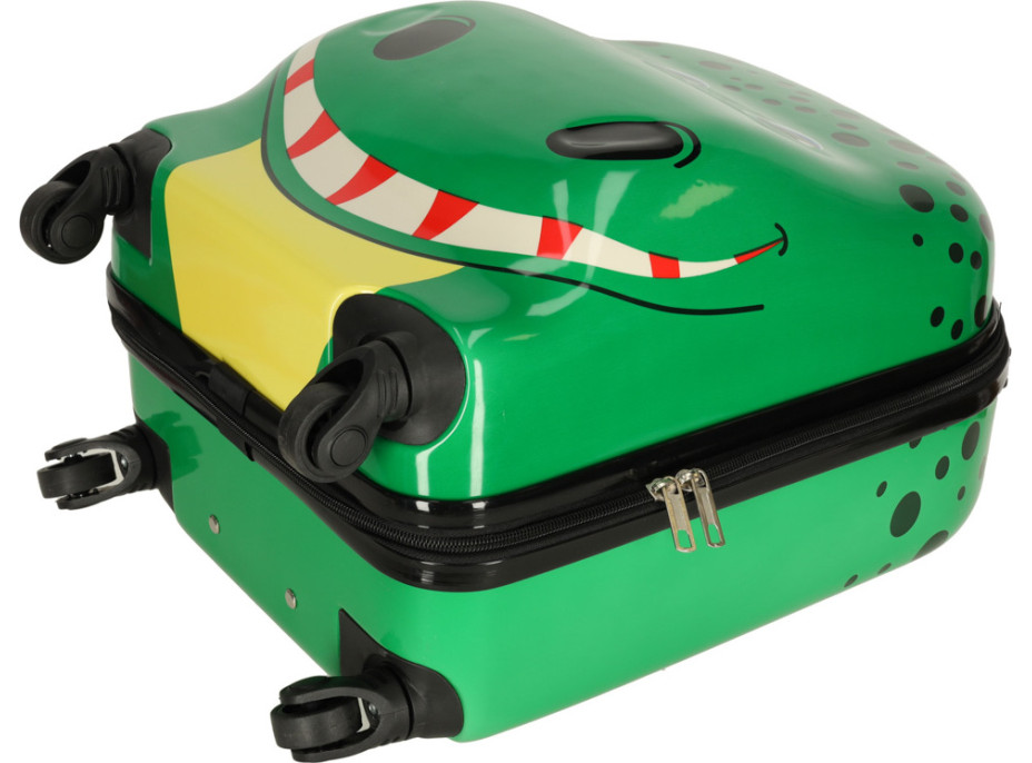 Dětský cestovní kufr na kolečkách - Krokodýl