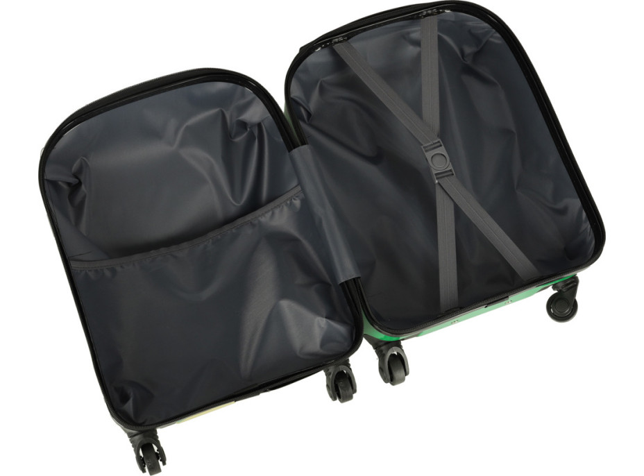 Dětský cestovní kufr na kolečkách - Krokodýl