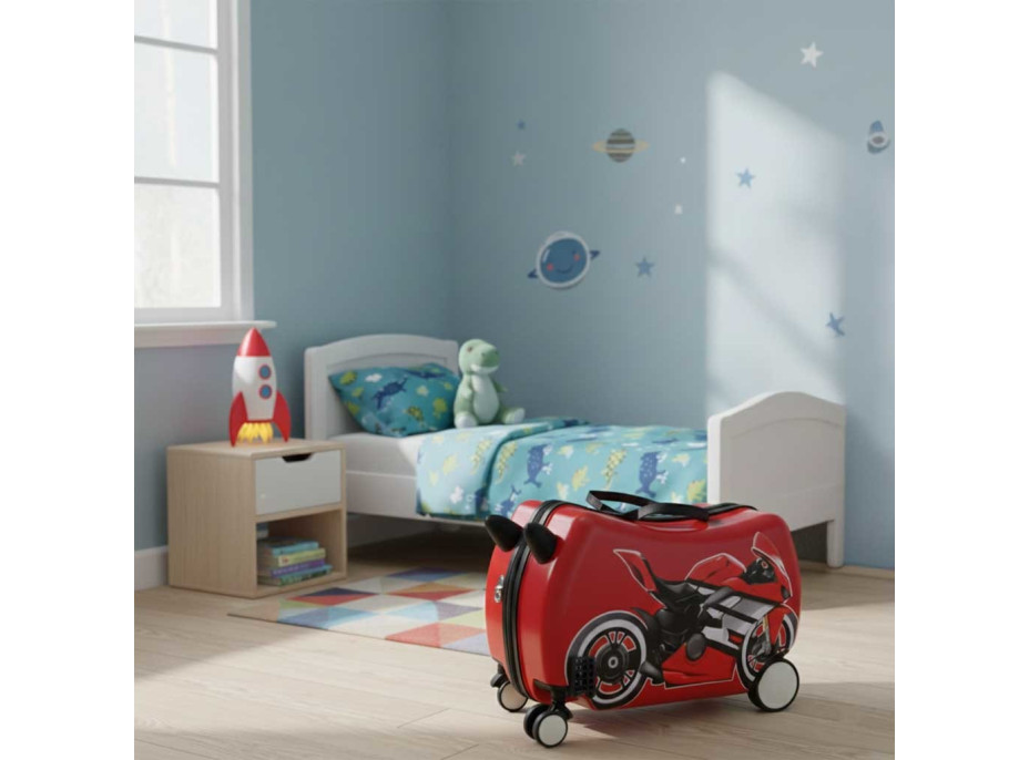 Dětský cestovní kufr na kolečkách - Motorka