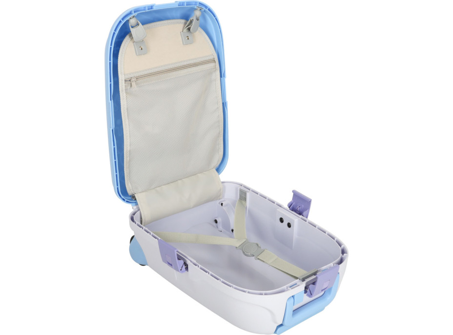 Dětský cestovní kufr na kolečkách/příruční zavazadlo - modrý