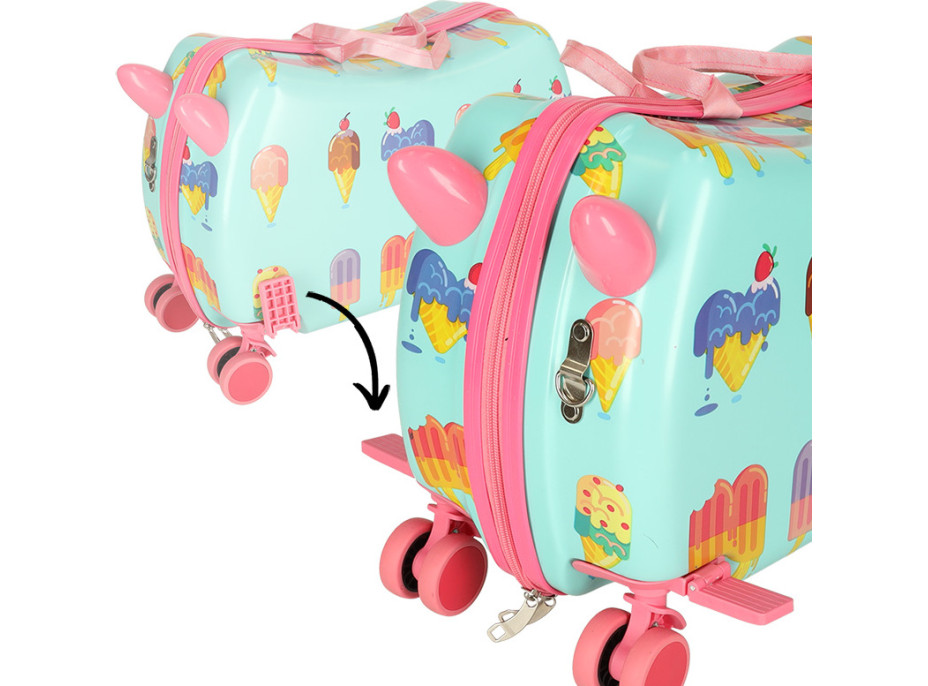Dětský cestovní kufr na kolečkách - Zmrzlina