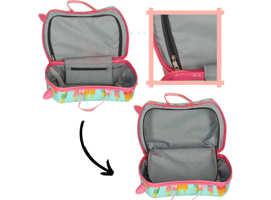 Dětský cestovní kufr na kolečkách - Zmrzlina