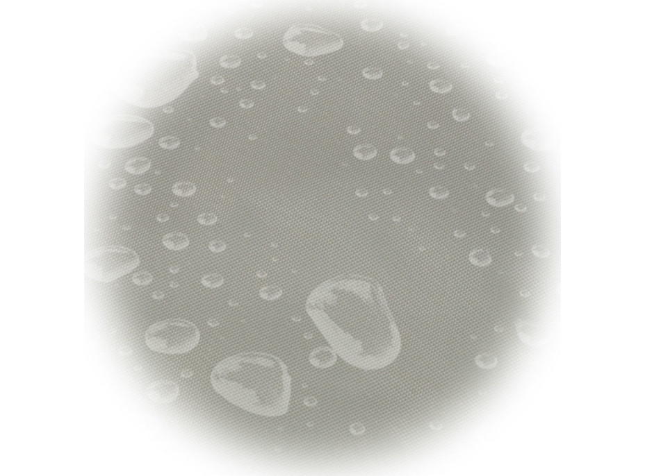 Ochranná trojúhelníková stínící plachta proti slunci LUARO - 3x3x3 m - šedá