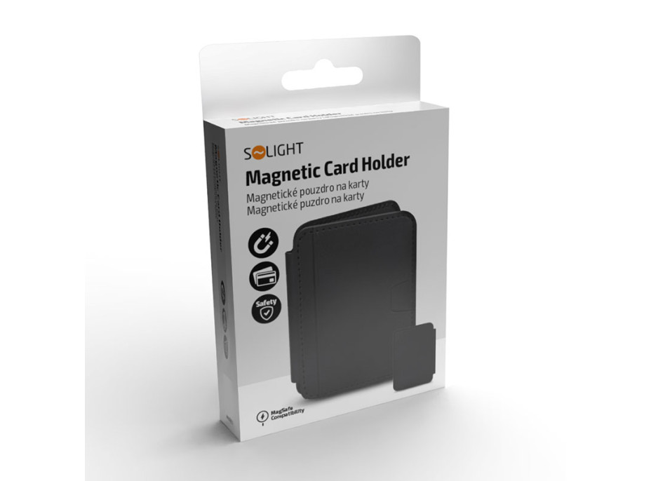 Solight magnetické pouzdro na karty, MagSafe kompatibilní