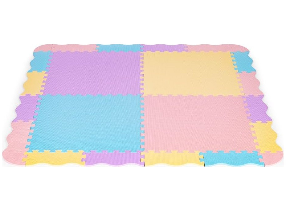 ECOTOYS Pěnové puzzle pastelové SX s okraji