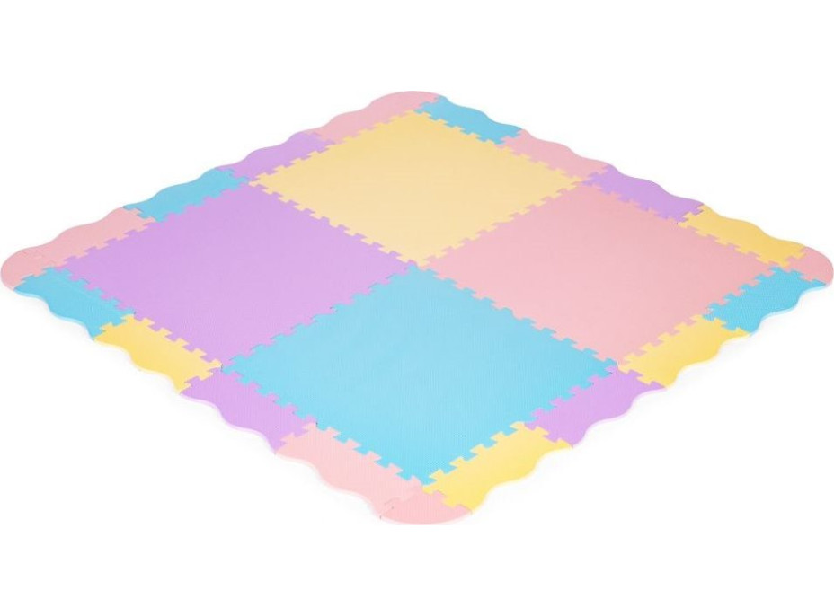 ECOTOYS Pěnové puzzle pastelové SX s okraji