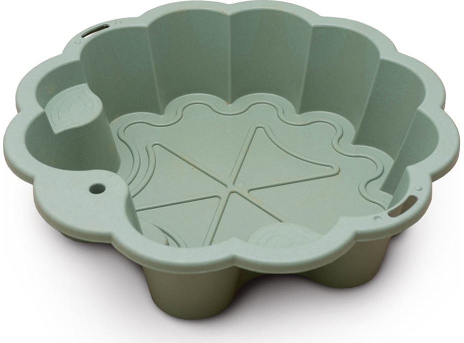 DOLONI Pískoviště Květina EKO zelená se slunečníkem