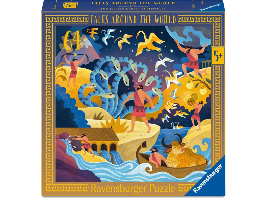 RAVENSBURGER Puzzle 12 Héraklových úkolů 64 dílků