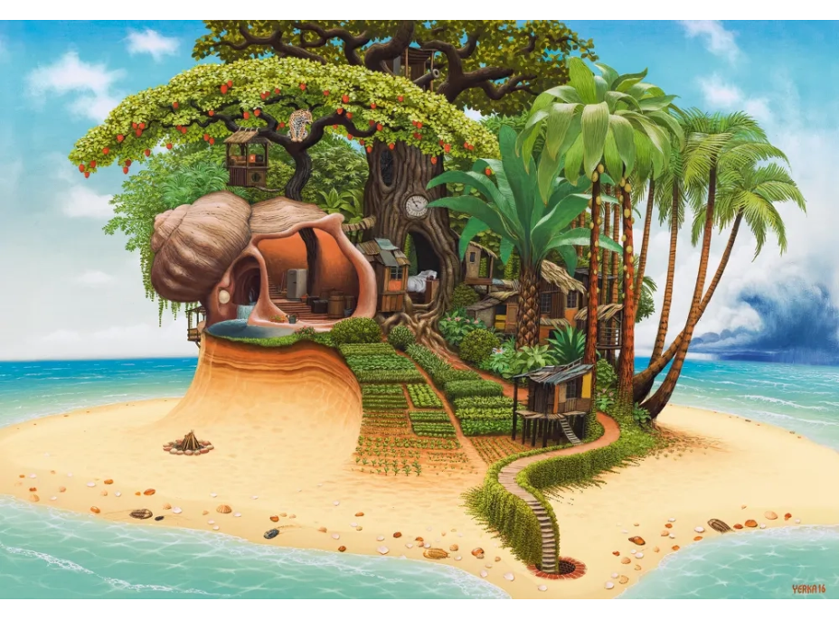 CASTORLAND Puzzle Art Collection: Letní Madeira 1000 dílků