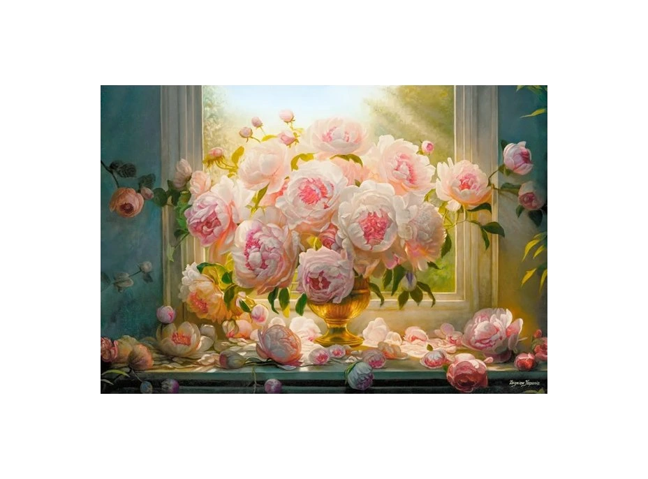 CASTORLAND Puzzle Art Collection: Letní pivoňky 1000 dílků