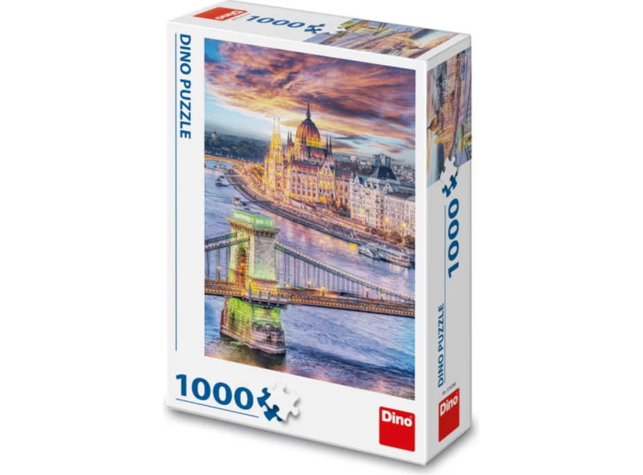 DINO Puzzle Řetězový most, Budapešť 1000 dílků