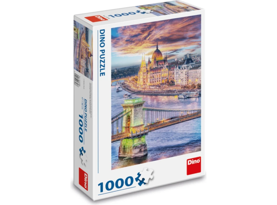 DINO Puzzle Řetězový most, Budapešť 1000 dílků
