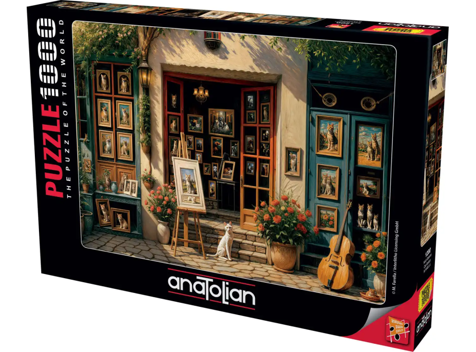 ANATOLIAN Puzzle Kočičí galerie 1000 dílků