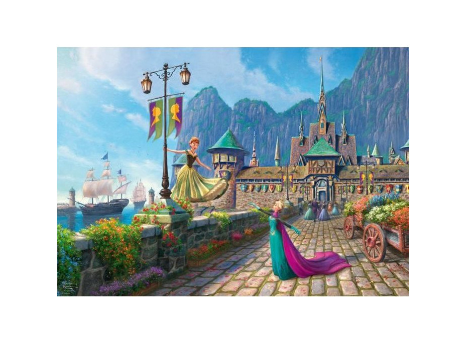SCHMIDT Puzzle Disney Frozen: Oslava v Arendelle 1000 dílků