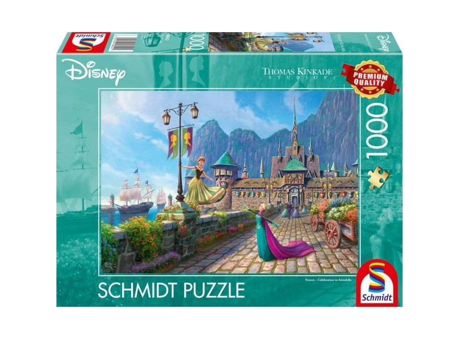 SCHMIDT Puzzle Disney Frozen: Oslava v Arendelle 1000 dílků