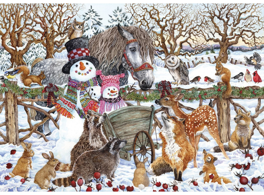 ALIPSON Puzzle Dva sněhuláci 500 dílků