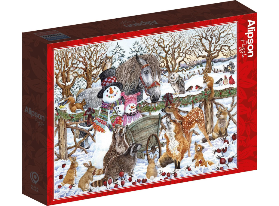 ALIPSON Puzzle Dva sněhuláci 500 dílků