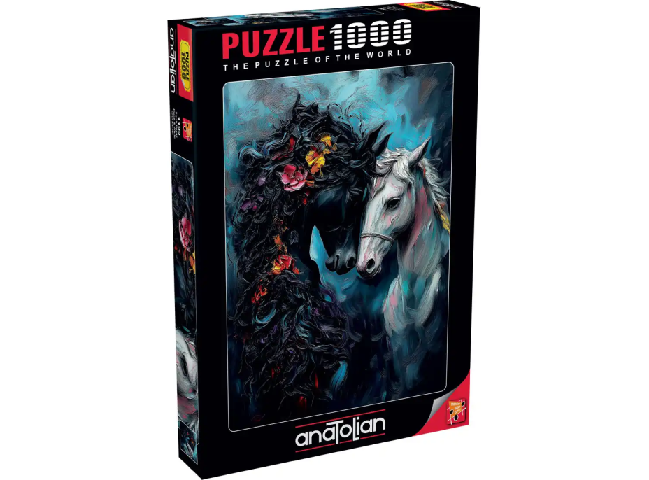 ANATOLIAN Puzzle Černá a bílá 1000 dílků