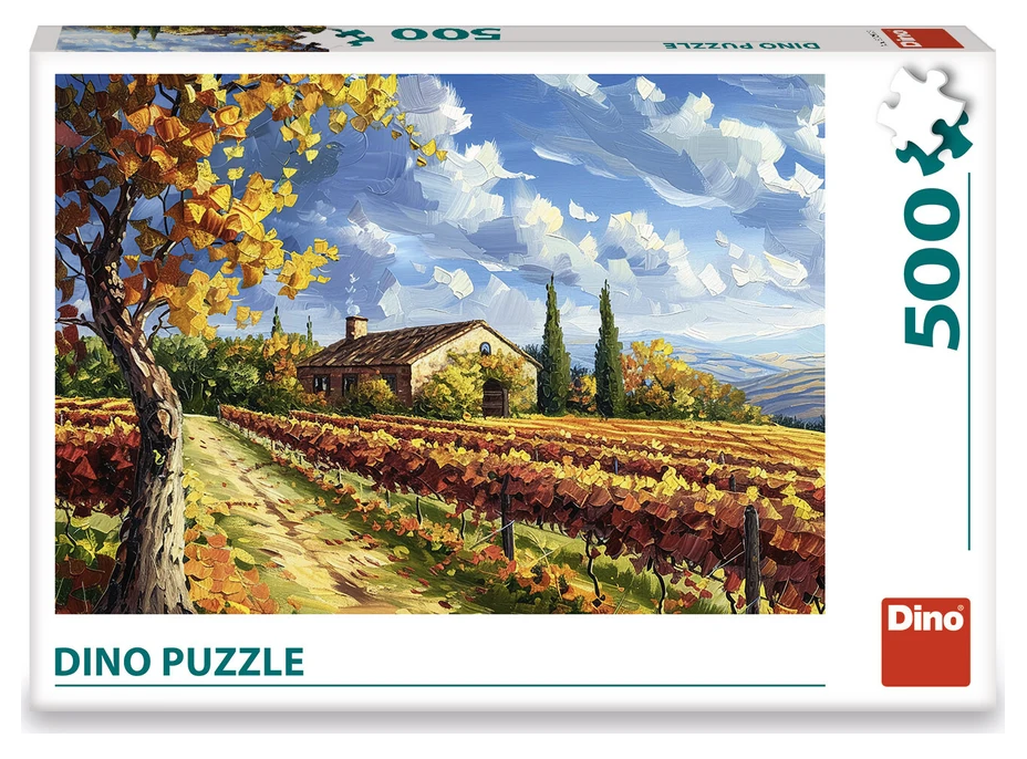 DINO Puzzle Malovaná vinice 500 dílků