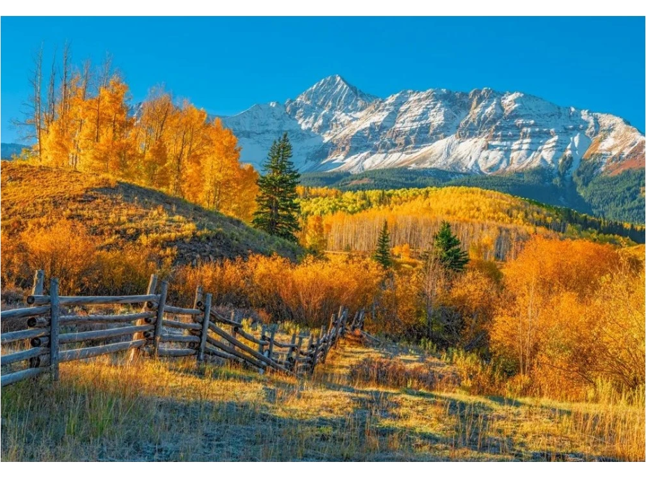 CASTORLAND Puzzle Podzimní pohled na Wilson Peak 1000 dílků