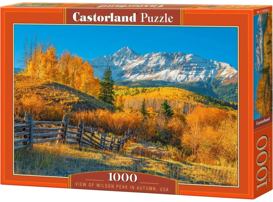 CASTORLAND Puzzle Podzimní pohled na Wilson Peak 1000 dílků