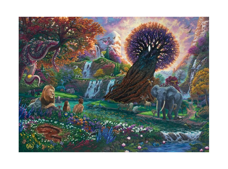 SCHMIDT Puzzle Rajská zahrada 1000 dílků