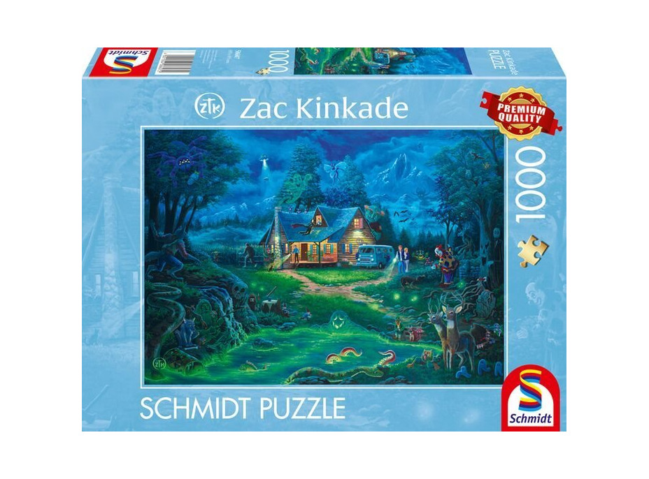 SCHMIDT Puzzle Strašidelný dům 1000 dílků