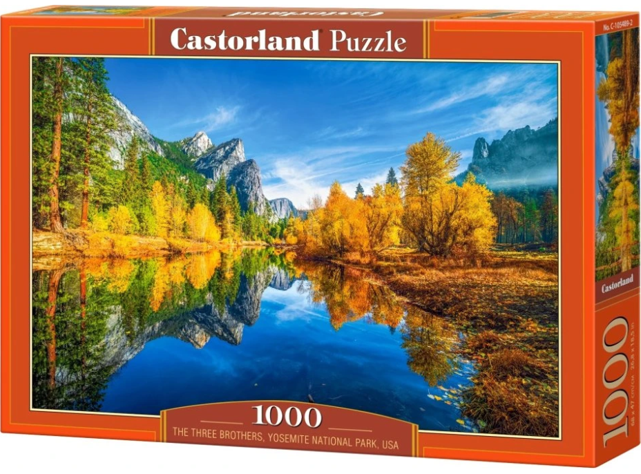 CASTORLAND Puzzle Tři bratři, Yosemitský národní park 1000 dílků