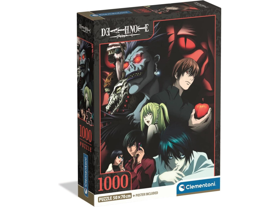 CLEMENTONI Puzzle Zápisník smrti 1000 dílků