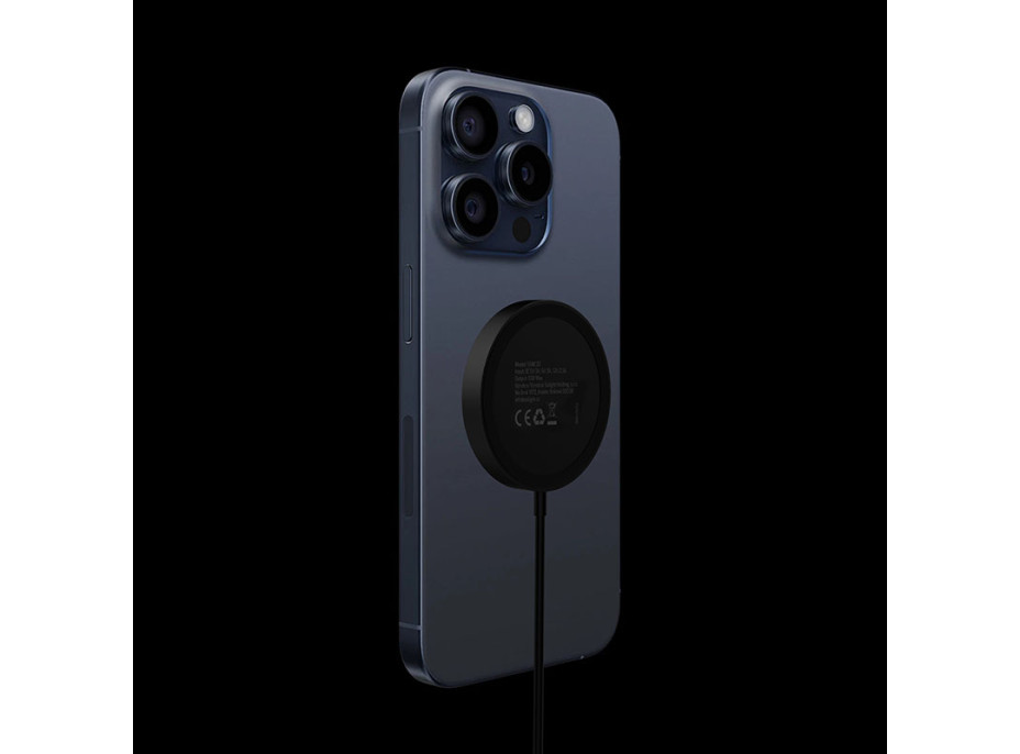 Solight bezdrátová nabíječka, Qi2, MagSafe kompatibilní