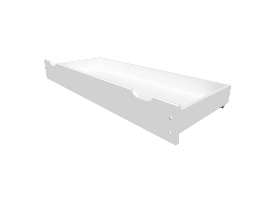 Dětská postel z masivu borovice FRANK - 200x90 cm - bílá