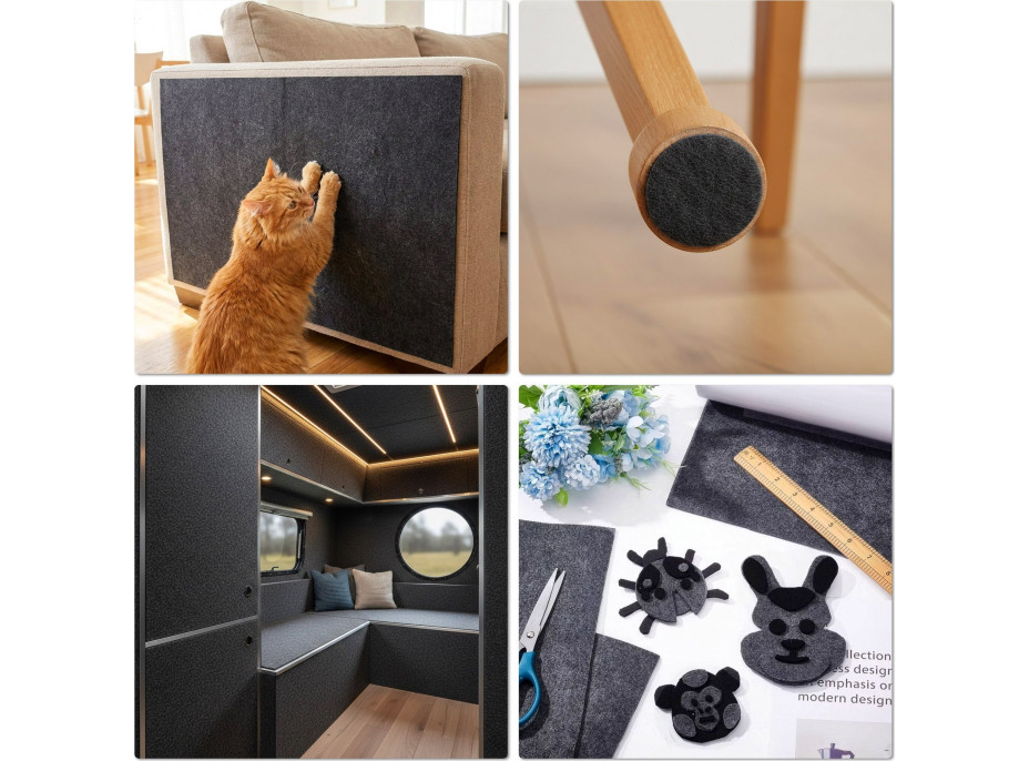 Samolepící škrabadlo pro kočky KITTY 100x40 cm