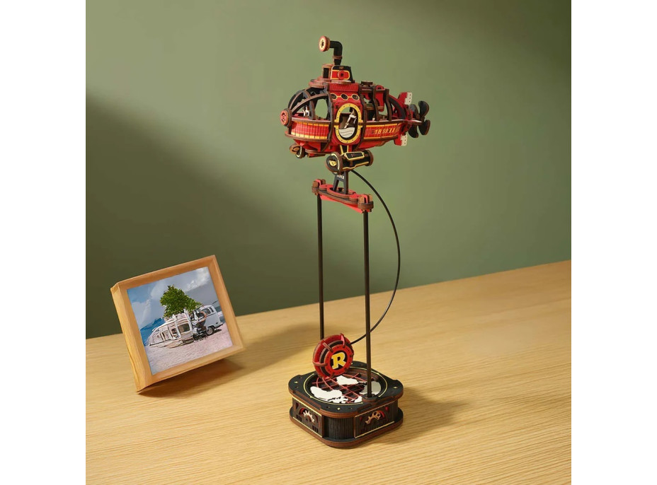 RoboTime 3D mechanická skládačka Ponorka s kyvadlem