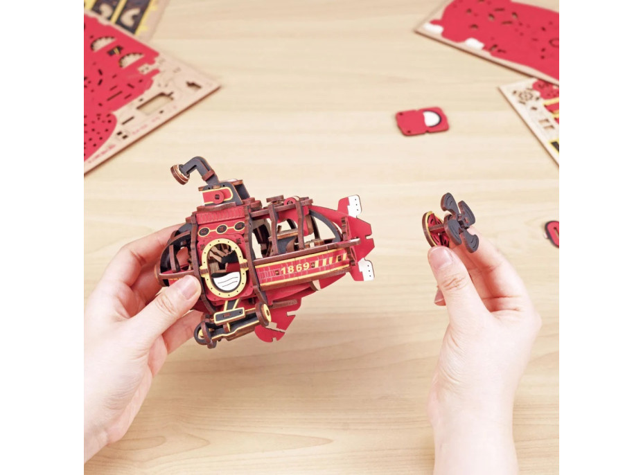 RoboTime 3D mechanická skládačka Ponorka s kyvadlem