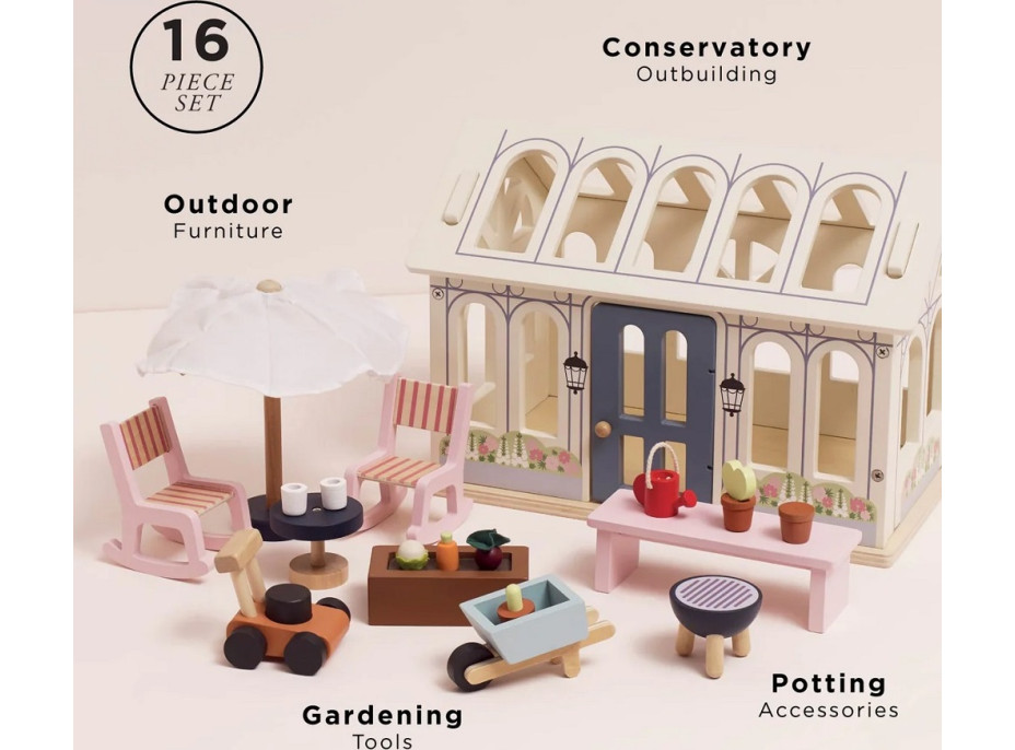 Le Toy Van Domeček pro panenky Zimní zahrada