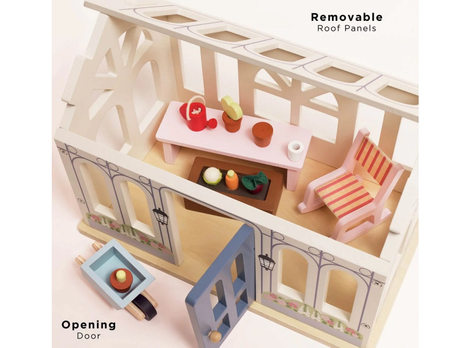 Le Toy Van Domeček pro panenky Zimní zahrada