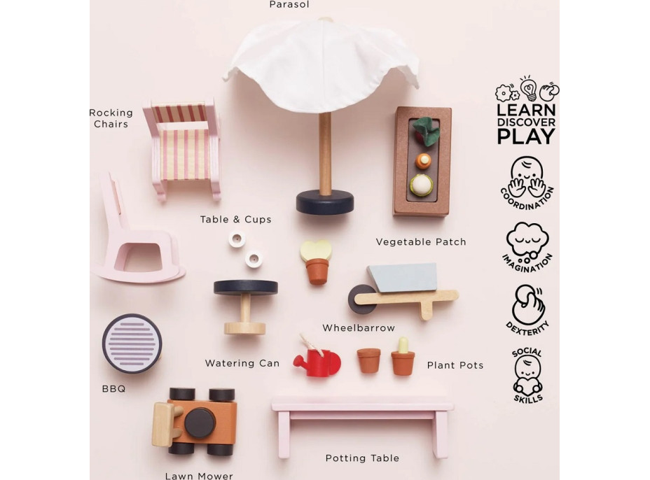 Le Toy Van Domeček pro panenky Zimní zahrada