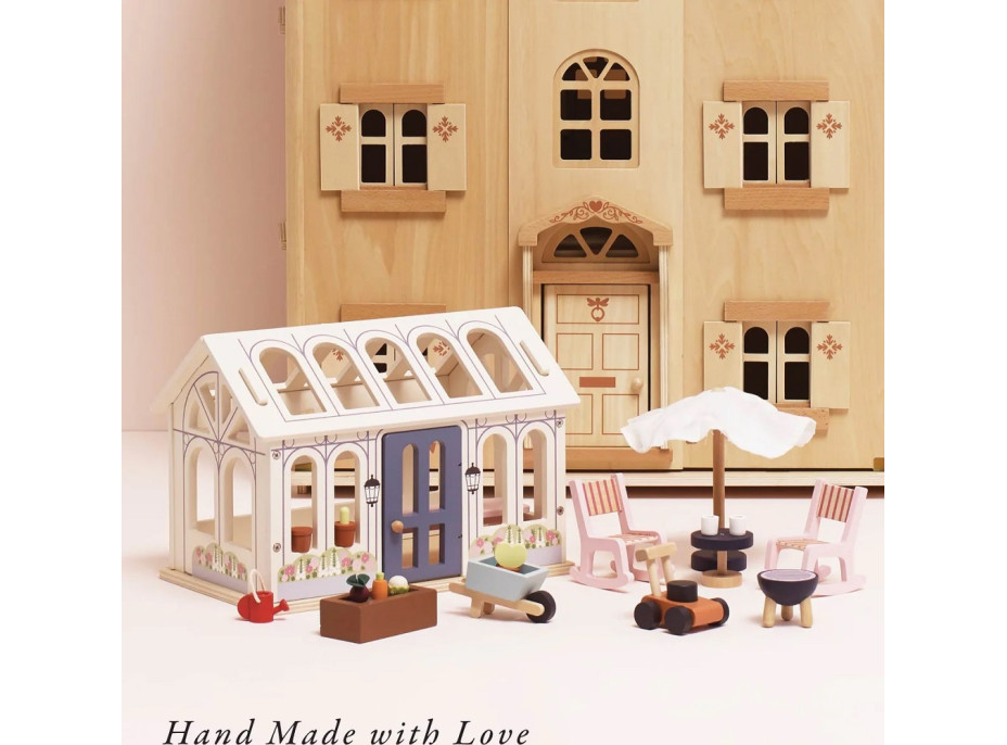 Le Toy Van Domeček pro panenky Zimní zahrada