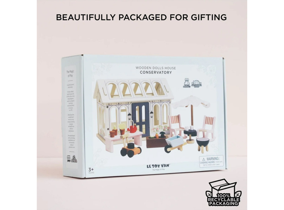 Le Toy Van Domeček pro panenky Zimní zahrada