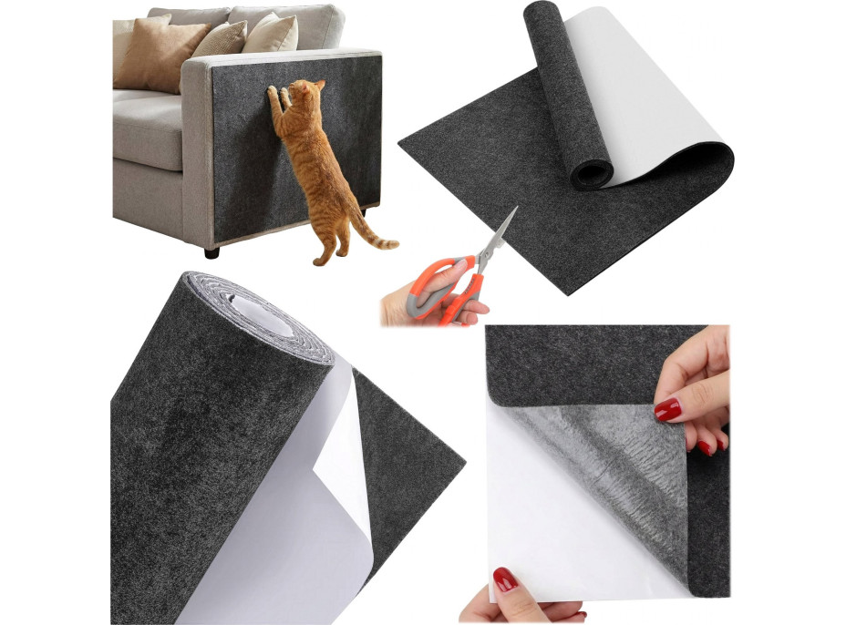 Samolepící škrabadlo pro kočky KITTY 100x40 cm