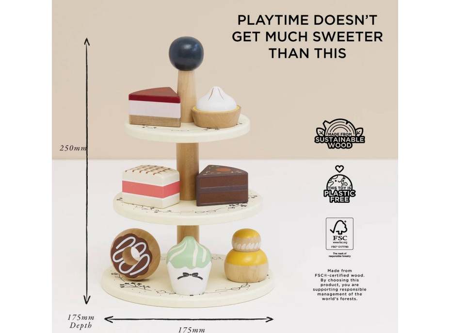 Le Toy Van Třípatrový stojan na dorty