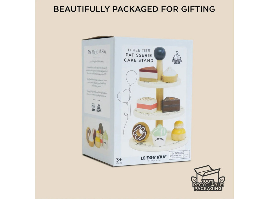 Le Toy Van Třípatrový stojan na dorty