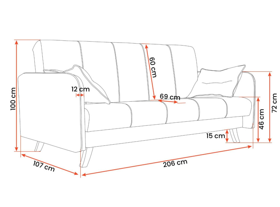 Pohovka FERRARA (více variant)