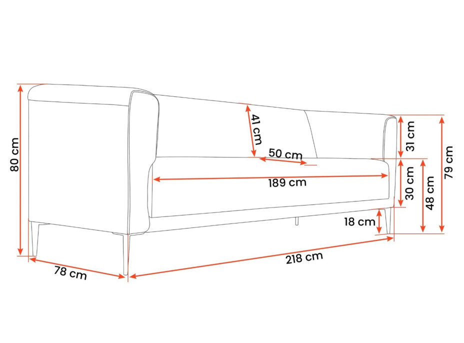 Pohovka PESCARA (více variant)