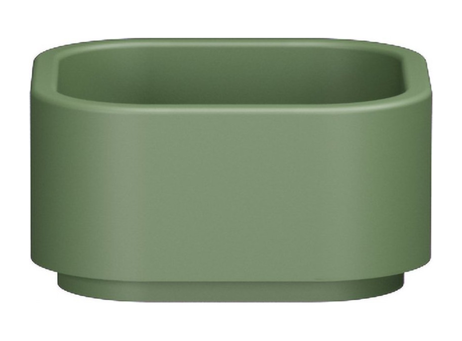 Kerasan HAKO keramické umyvadlo na desku 30x30cm, verde mat 554311